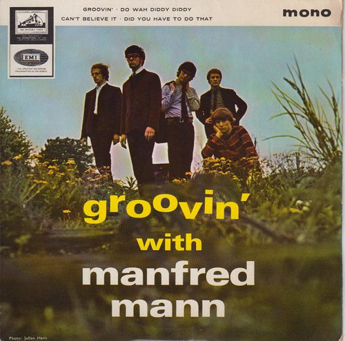 Manfred Mann – Groovin' With Manfred Mann ((4 track 7 inch single used UK 1964 mono VG+/VG)