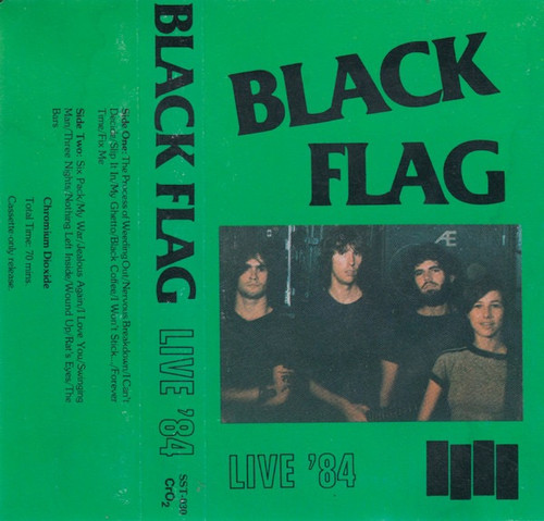 Black Flag - Live '84 ( Cassette Plays great)