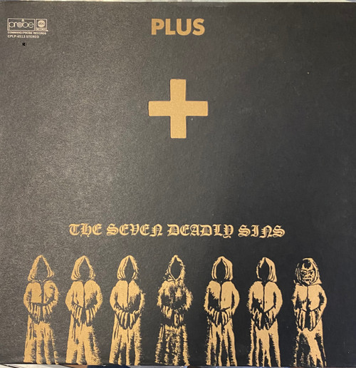 Plus - The Seven Deadly Sins (1969 USA, die-cut) (VG+/VG) 