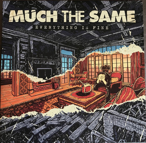 Much The Same — Everything Is Fine (Canada 2019, Yellow/Red Splatter Vinyl, EX/EX)