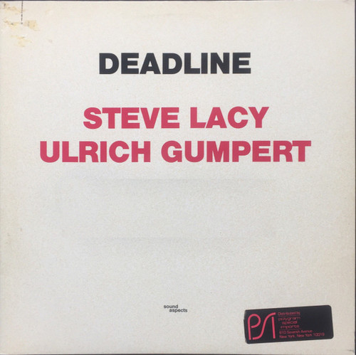 Steve Lacy / Ulrich Gumpert – Deadline (LP used Germany 1987 NM/VG+)