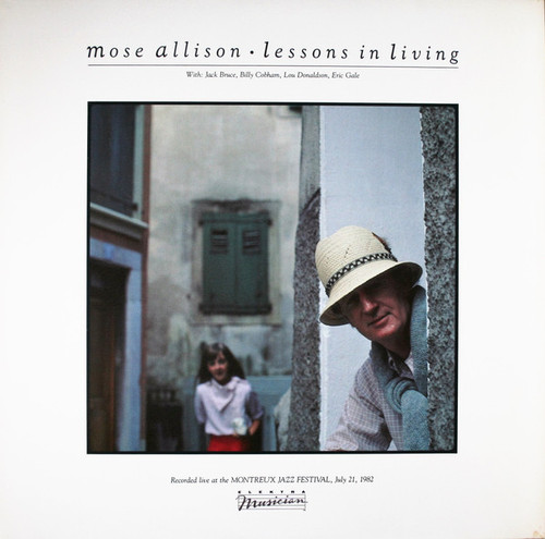 Mose Allison – Lessons In Living (LP used US 1983 VG+/VG+)