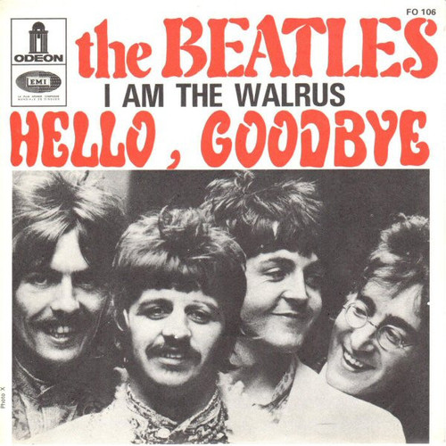 The Beatles – Hello, Goodbye (2 track 7 inch single used France 1967 mono VG+/VG)