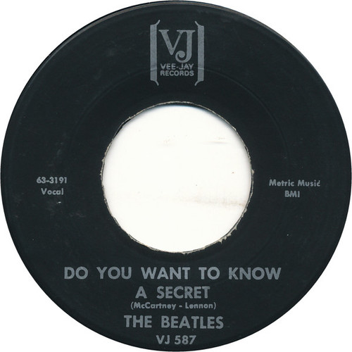The Beatles – Do You Want To Know A Secret (2 track 7 inch single used US 1964 VG/VG)