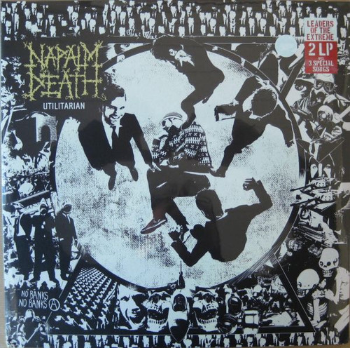 Napalm Death – Utilitarian (2LPs used Germany 2012 limited edition white vinyl NM/VG+)