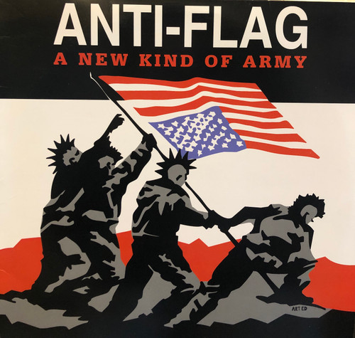 Anti-Flag - A New Kind Of Army (EX/EX) (2005,US) (Blue Translucent Vinyl)