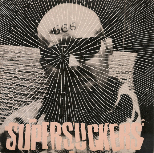 Supersuckers – Like A Big Fuckin' Train (5 track 7 inch single used US 1991 Sub Pop purple vinyl NM/NM)