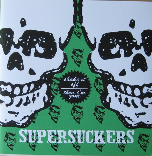 Supersuckers / Eddie Spaghetti – Supersuckers / Eddie Spaghetti (4 track split 7 inch single used Germany 2006 green transparent vinyl numbered NM/NM)
