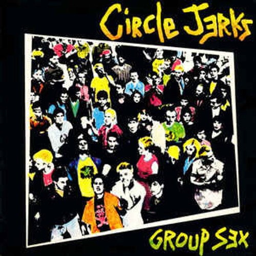 Circle Jerks – Group Sex (LP used US repress on turquoise vinyl NM/NM)