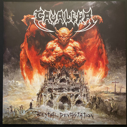 Cavalera – Bestial Devastation (LP used US 2023 orange swirl vinyl NM/NM)