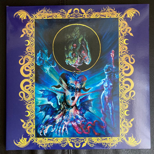 Esoctrilihum – Dy'th Requiem For The Serpent Telepath (2LPs used Italy 2021 cloudy purple vinyl NM/NM)