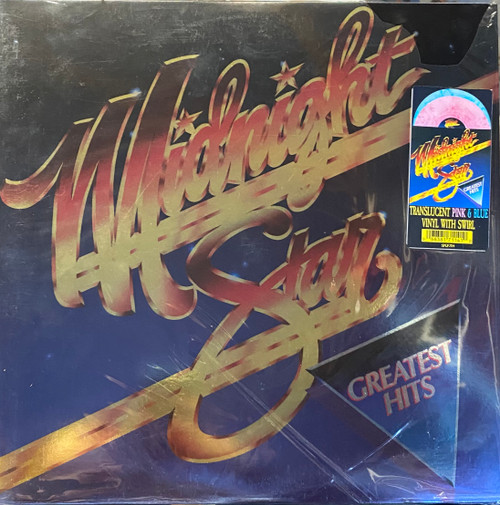 Midnight Star - Greatest Hits (reissue) Gatefold Translucent Pink & Blue Swirl Vinyl 2xlp (2023 Canada, coloured vinyl, EX/EX)