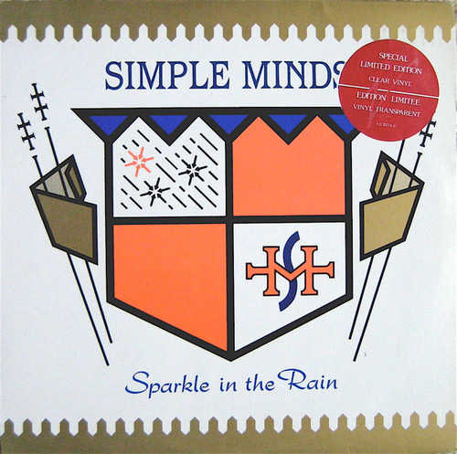 Simple Minds – Sparkle In The Rain (LP used Canada 1984 limited edition clear vinyl NM/VG+)
