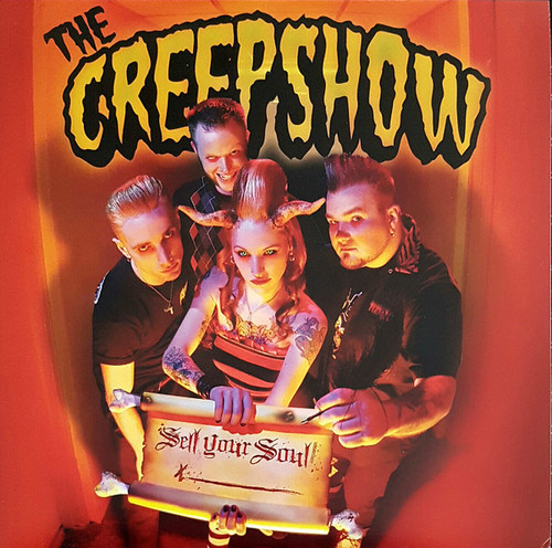 The Creepshow – Sell Your Soul (LP + bonus live DVD used Germany 2009 limited edition orange-green splatter vinyl NM/NM)