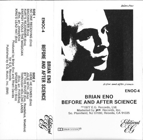 Brian Eno -~ Before and After Science (1977 EX/VG) - The Record Centre