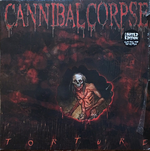 Cannibal Corpse – Torture (LP used US 2012 limited edition clear/red splatter vinyl NM/NM)