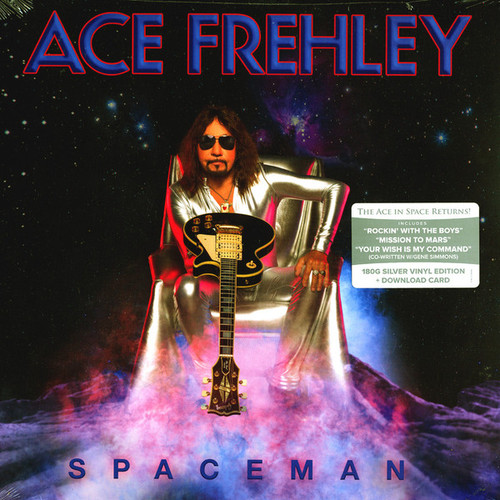 Ace Frehley – Spaceman (LP NEW SEALED US 2018 180 gm silver vinyl)