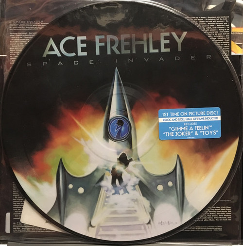 Ace Frehley – Space Invader (2LPs double sided picture disk used US 2018 reissue comes with two guitar picks NM/NM)
