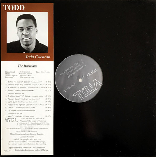 Todd Cochran – Todd (2LPs used US 1991 NM/VG+)