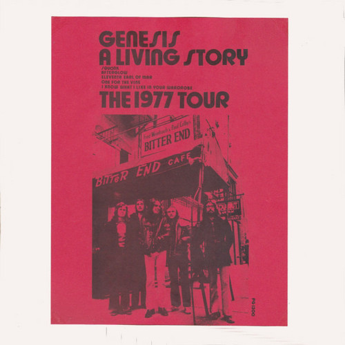 Genesis — A Living Story The 1977 Tour (Unofficial Release, EX/EX)