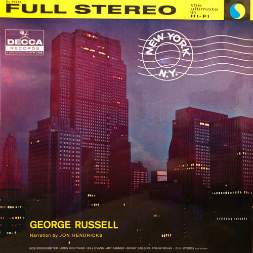 George Russell And His Orchestra – New York, N.Y. (LP used US 2021 reissue gatefold 180 gm vinyl NM/NM)