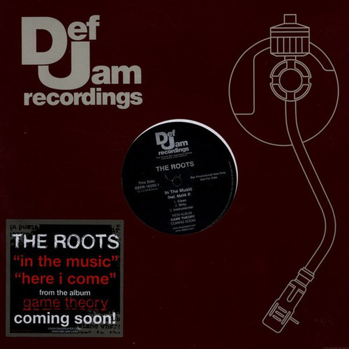 The Roots – In The Music / Here I Come (6 track 12 inch promo EP used US 2006 NM/VG+)