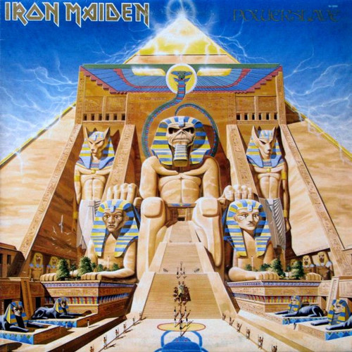 Iron Maiden – Powerslave (LP used Canada 1984 VG+/NM)