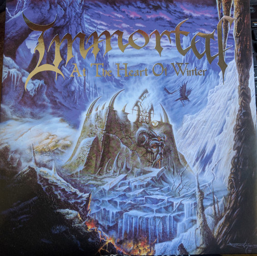 Immortal – At The Heart Of Winter (LP used Europe 2017 limited edition repress on beer coloured vinyl NM/NM)