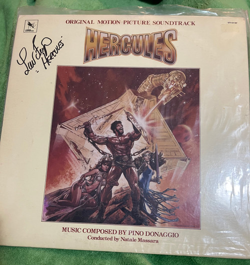 Pino Donaggio - Hercules (Original Motion Picture Soundtrack) (Autographed by Lou Ferrigno)