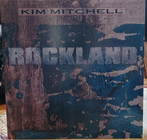 Kim Mitchell – Rockland (LP used Canada 1989 autographed NM/NM)