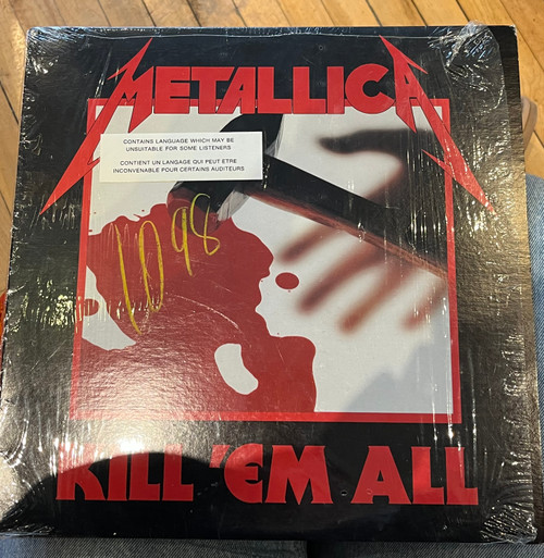 Metallica - Kill 'Em All (1988 Canadian Black Vinyl Reissue - VG+/VG+)