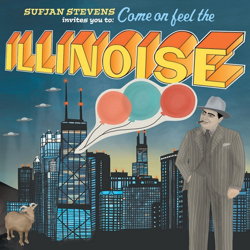 Sufjan Stevens – Illinois (2LPs used US balloon sticker over Superman NM/NM