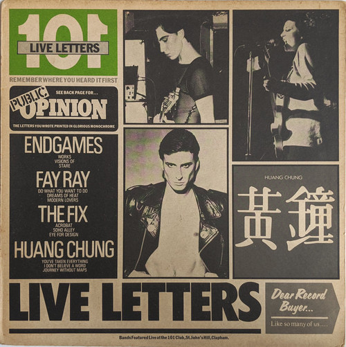 Various — Live Letters (UK 1981, VG+/VG+)