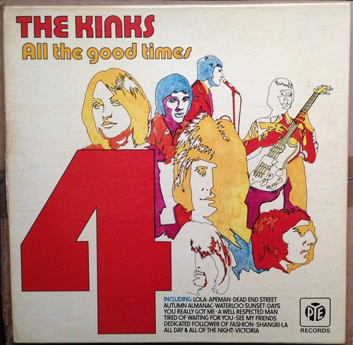 The Kinks – All The Good Times (4LP box set used UK 1973 NM/VG+)