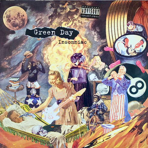 Green Day – Insomniac (LP used Germany 1995 NM/VG+)