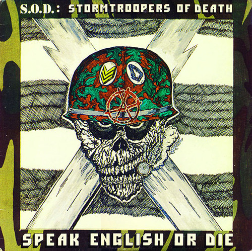 S.O.D.: Stormtroopers Of Death - Speak English Or Die (VG+/VG+) 1985