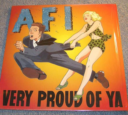 AFI – Very Proud Of Ya (LP used US 1996 teal vinyl NM/VG+)