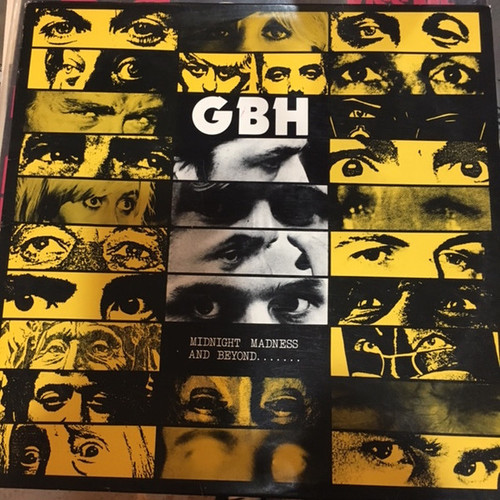 GBH – Midnight Madness And Beyond... (LP used US 1986 VG+/VG+)
