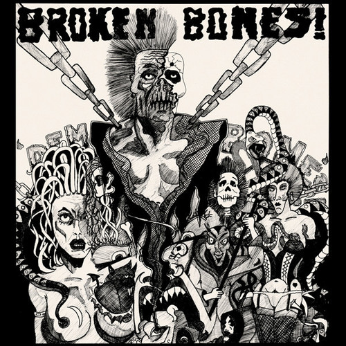 Broken Bones! – Dem Bones (LP used UK 1984 gatefold jacket VG+/VG+)