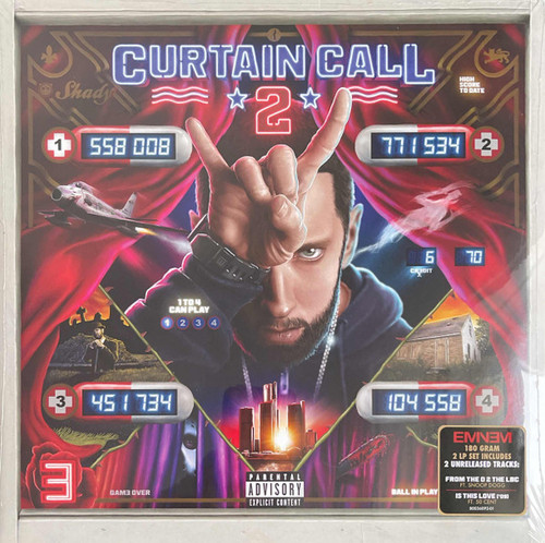 Eminem – Curtain Call 2 (2LPs used Europe 2022 compilation 180 gm vinyl NM/NM)