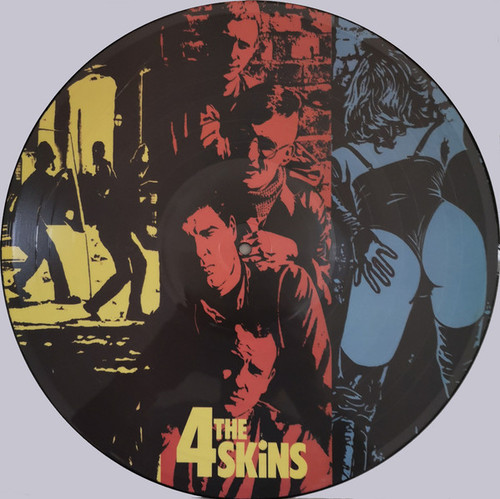 The 4 Skins – The Good, The Bad & The 4 Skins (LP double sided picture disk used UK 2001 reissue NM/VG+)