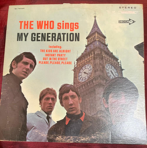 The Who - The Who Sings My Generation (1966 1st Pressing VG+/VG)