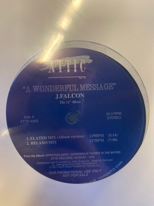 J. Falcon - A Wonderful Message (Sealed 1993 CA)