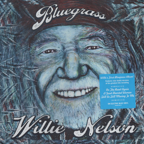 Willie Nelson - Bluegrass - New Sealed - Blue Vinyl 