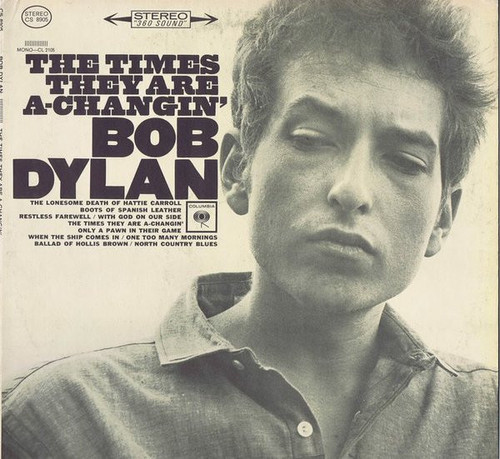 Bob Dylan — The Times They Are A-Changin’ (Canada 1964, NM-/VG)