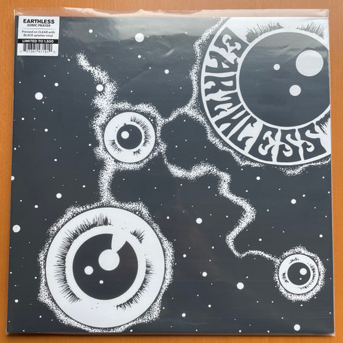 Earthless – Sonic Prayer (LP used US 2022 remastered reissue on clear with black splatter vinyl NM/NM)