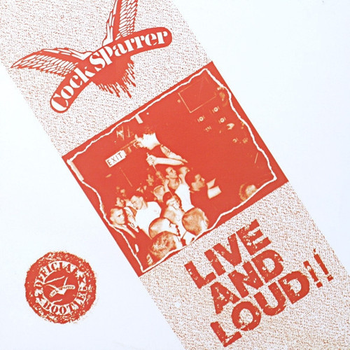 Cock Sparrer – Live And Loud!! (LP used Germany 1998 reissue NM/VG+)