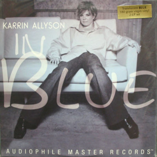 Karrin Allyson – In Blue (2LPs used US 2002 limited numbered edition translucent blue 180 gm vinyl NM/NM)