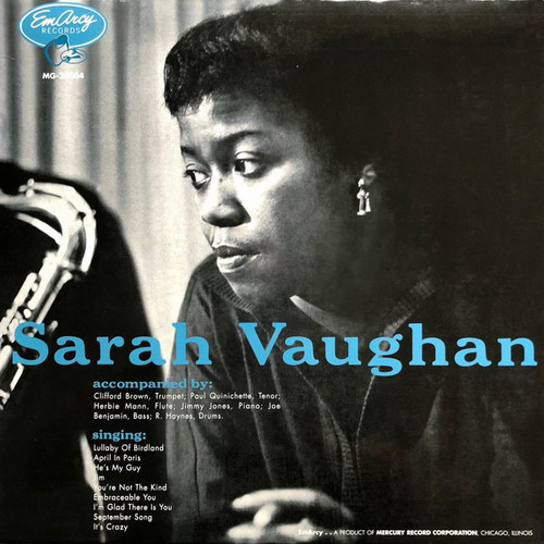 Sarah Vaughan - Sarah Vaughan (2004 Speakers Corner NM/NM)