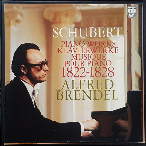 Schubert, Alfred Brendel – Piano Works - Klavierwerke - Musique Pour Piano - 1822-1828 (8LP box set used Netherlands 1975 NM/VG+)